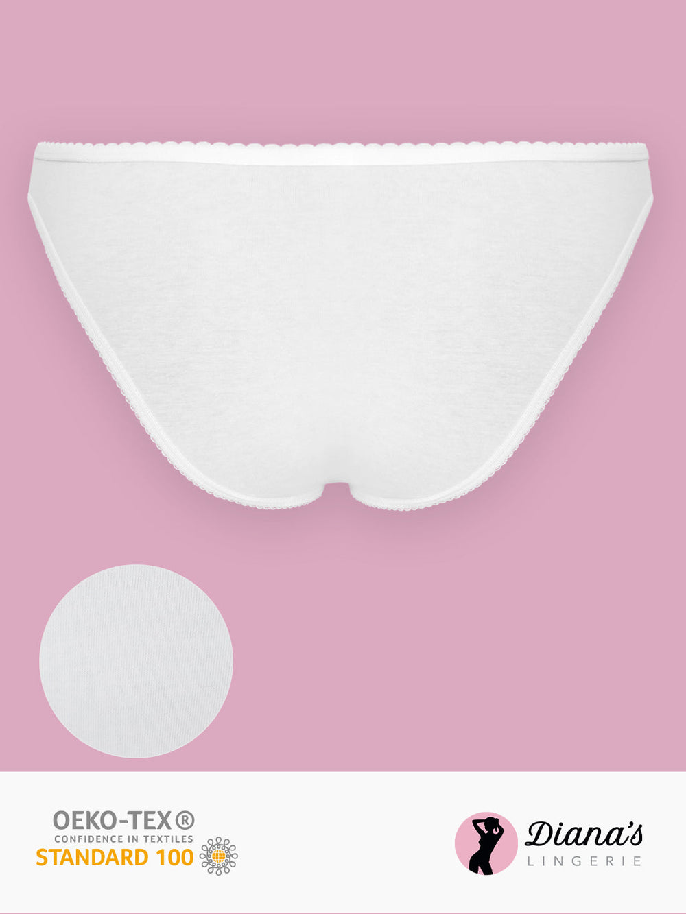 Lace Cotton wireless bra - White - (19-white)